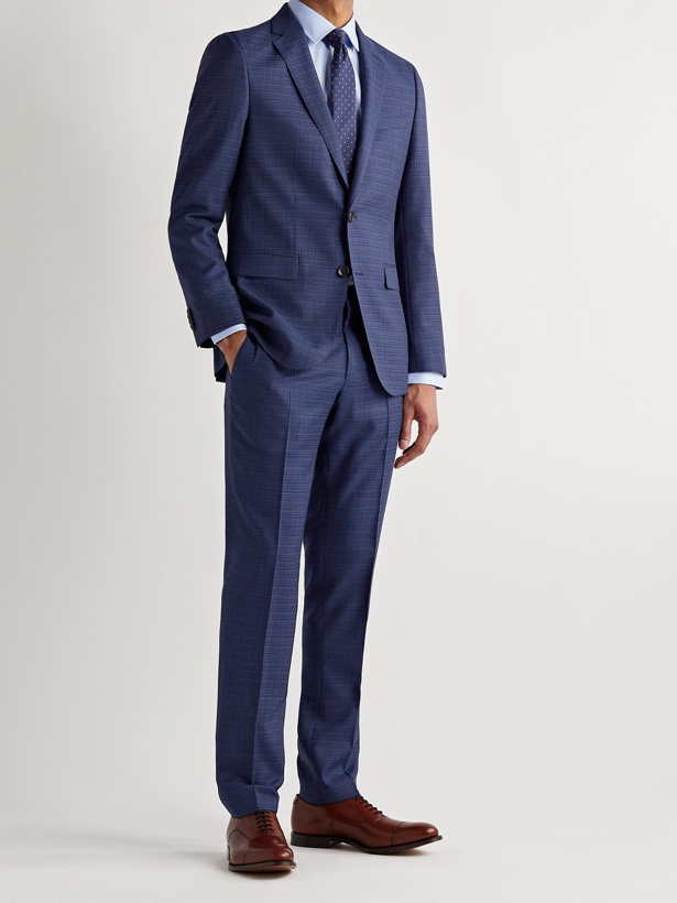 Photo: HUGO BOSS - Novan6 Slim-Fit Virgin Wool Suit Jacket - Blue