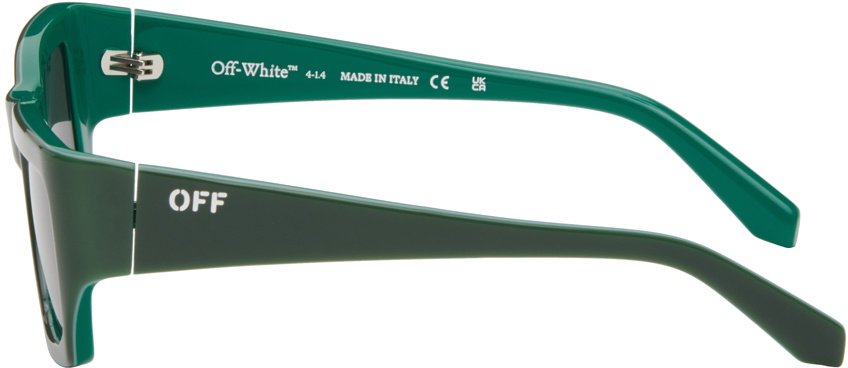 【送料&関税込】Off-White Prescott Sunglasses - Unisex Off-White Green Prescott Sunglasses Off-White