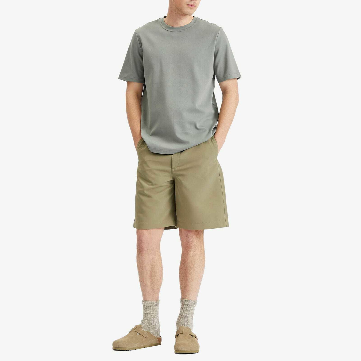 Oliver Spencer Men's Heavy T-Shirt in Sage Green