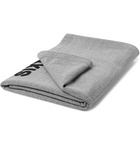 Fear of God - Logo-Appliquéd Loopback Cotton-Jersey Blanket - Gray