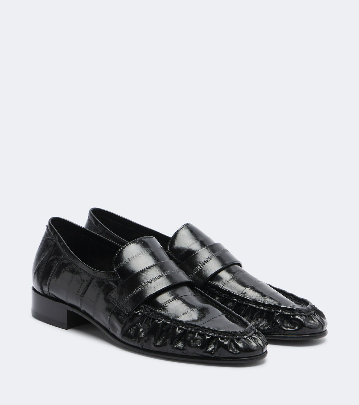 The Row Soft Two eel leather loafers