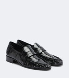The Row Soft Two eel leather loafers
