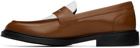 VINNY’s Brown & White Townee Two-Tone Loafers
