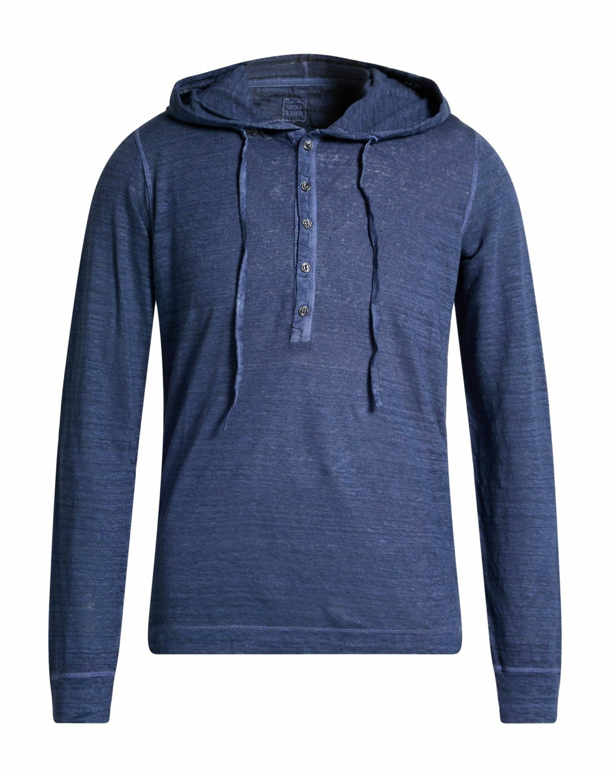 120% Lino Mens T-shirt in Navy