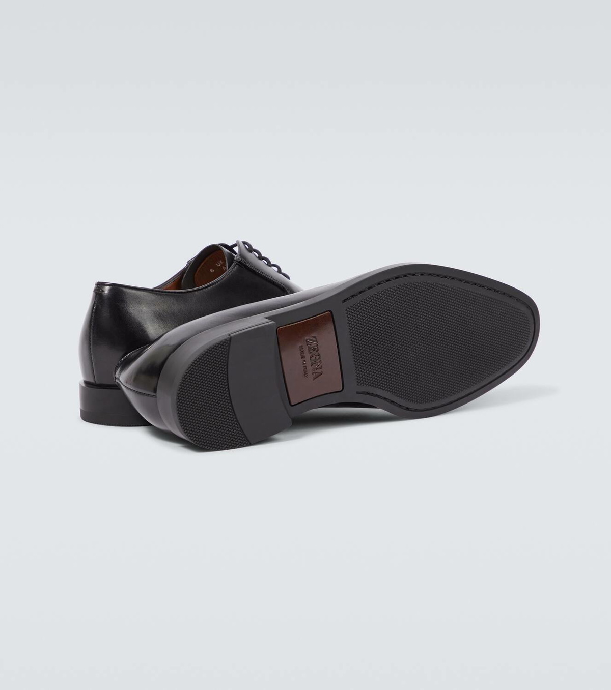 Zegna New Classic Flex leather Derby shoes