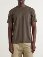 TOM FORD - Lyocell and Cotton-Blend T-Shirt - Brown