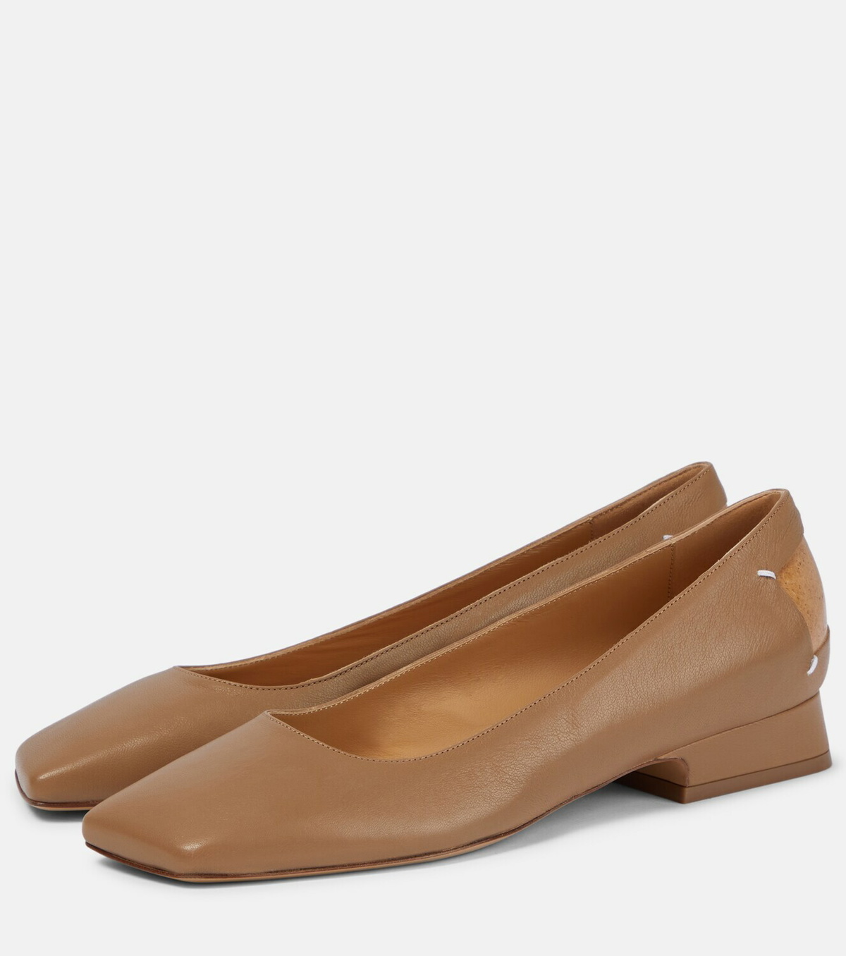 Maison Margiela - Four Stitches leather pumps