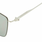 Bottega Veneta Eyewear Men's BV1267S Sunglasses in Silver