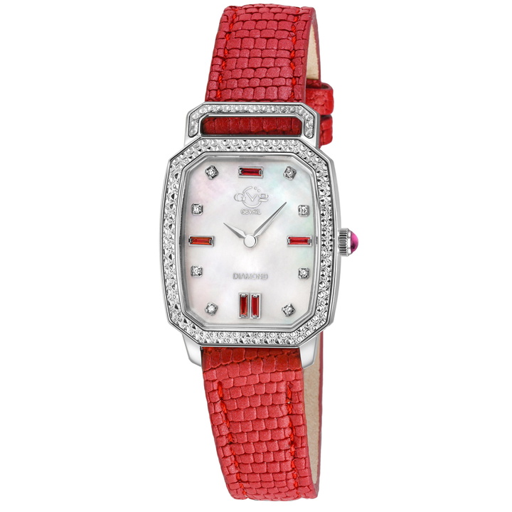 Photo: GV2 by Gevril Pavia Diamond Mother of Pearl Dial Ladies Watch 13405