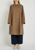 Studio Nicholson Detachable-cape Cotton Parka Brown