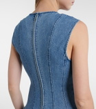 Simkhai Bowen denim maxi dress