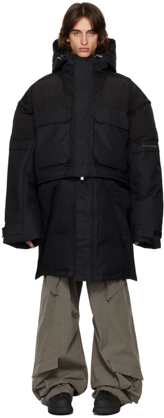 Photo: HELIOT EMIL Black Elementary Coat