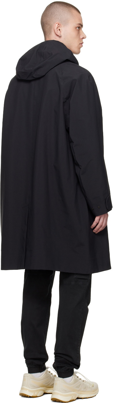 Stone Island Shadow Project Black GORE-TEX Long Jacket Stone