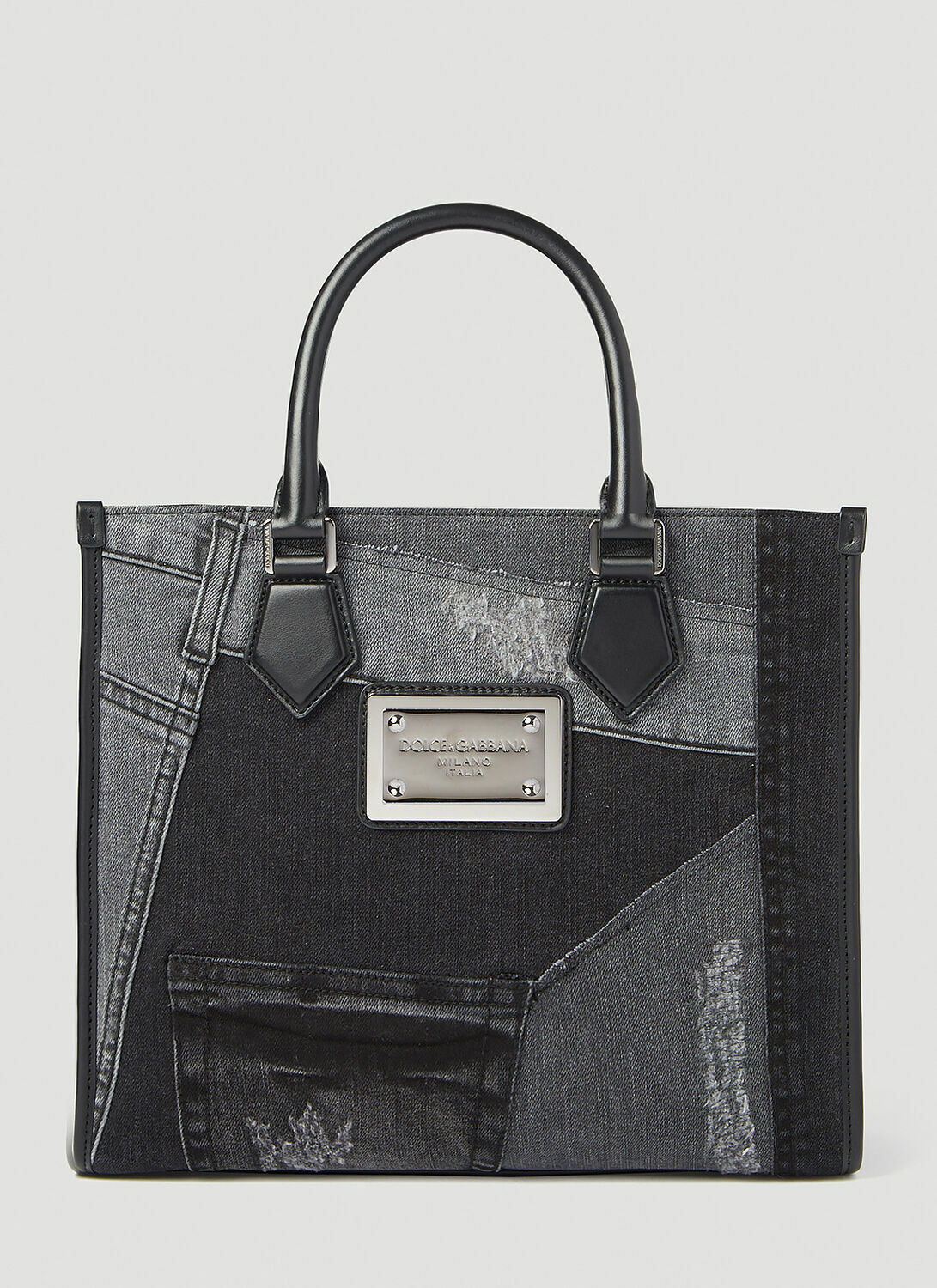 Dolce & Gabbana Small Patchwork Denim Tote Bag Dolce & Gabbana
