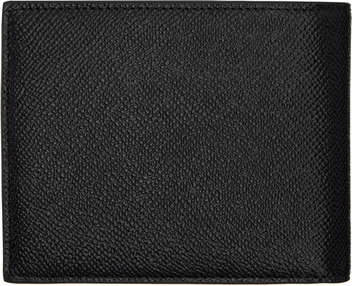 Dolce&Gabbana Black Calfskin Coin Pocket Wallet