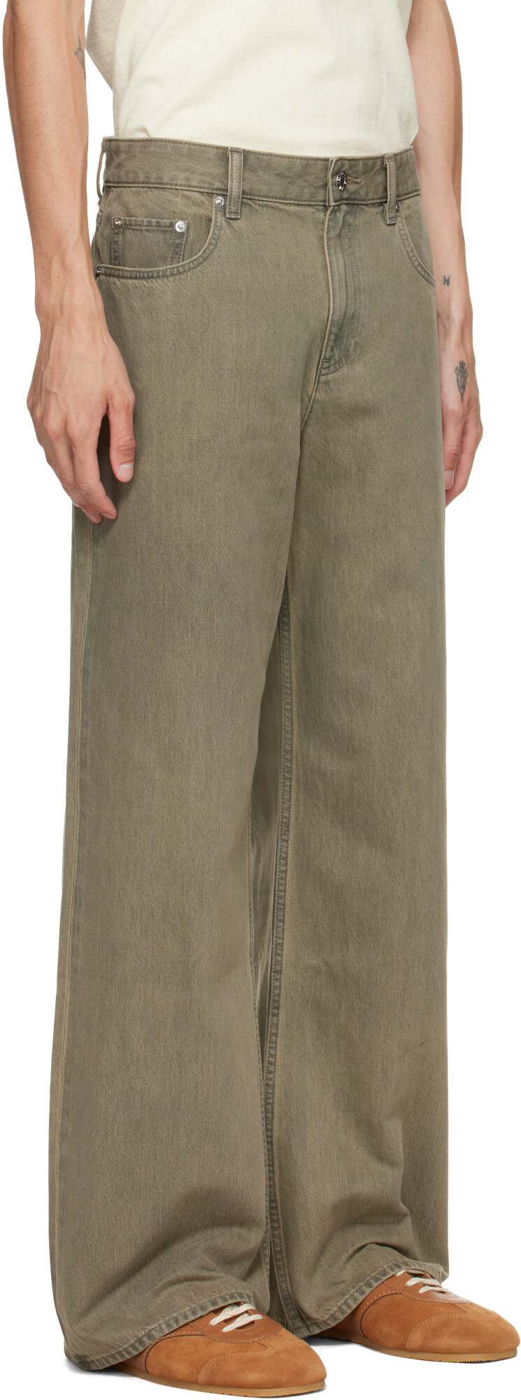 Helmut Lang Green Wardrobe Jeans