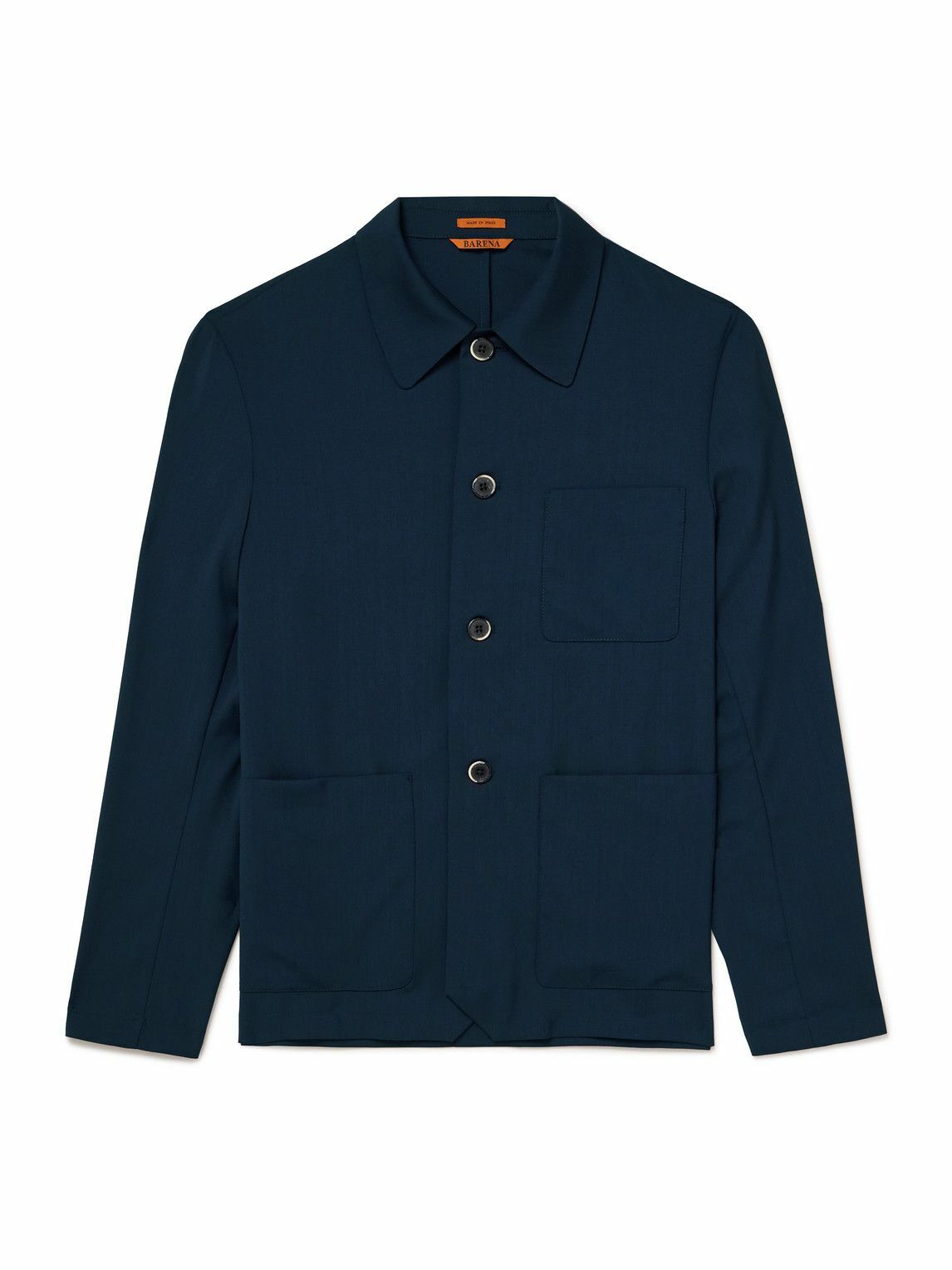 ダウンジャケット・コート Barena Venezia Glenda Coat Virgin Wool - Navy Blue Barena Virgin Wool Glenda Coat in Blue | Lyst