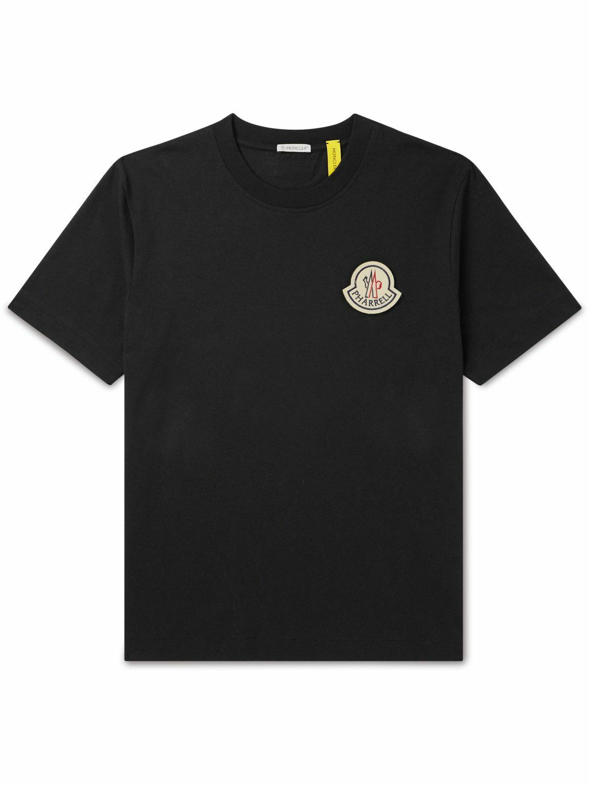 Moncler Genius - Pharrell Williams Logo-Appliquéd Cotton-Jersey T-Shirt ...