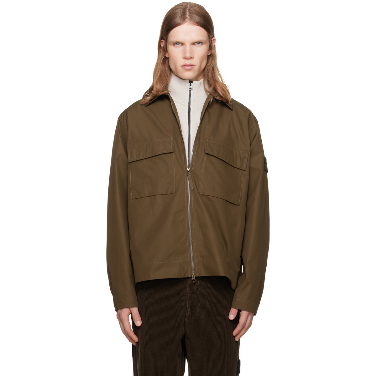 Stone Island Black 410M3 David Light-TC Jacket Stone Island