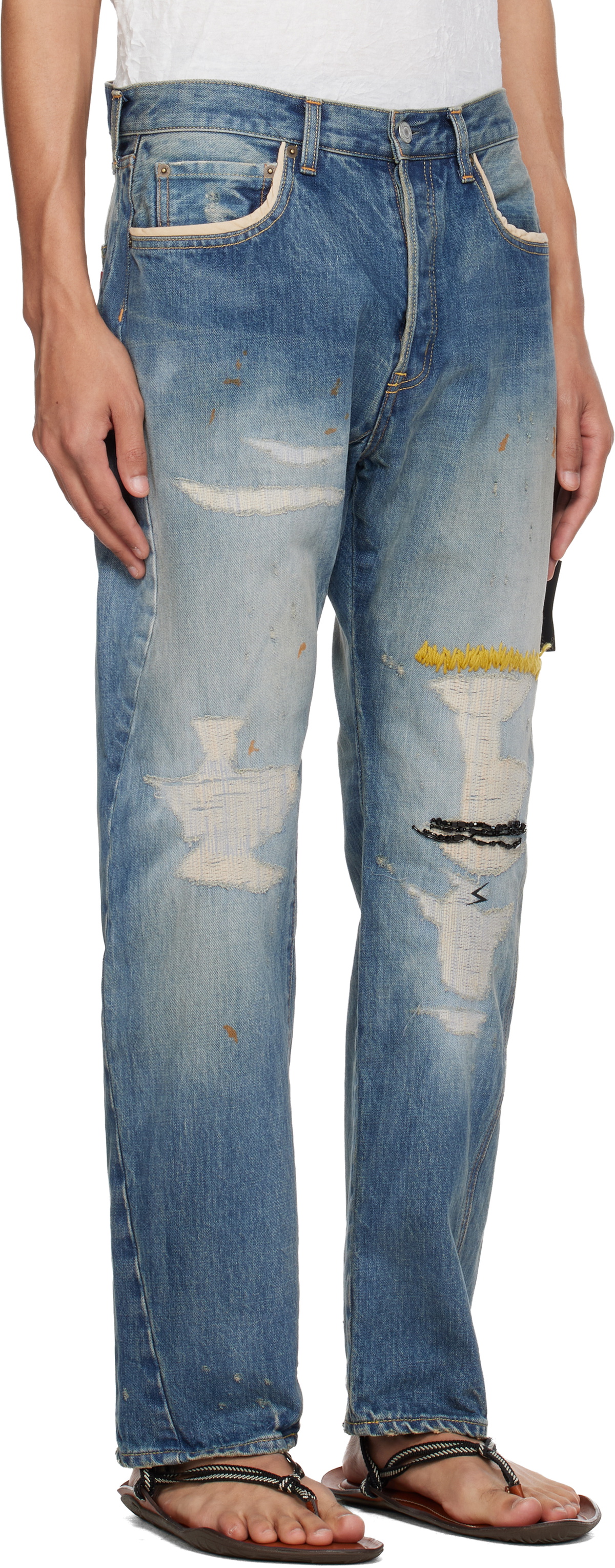 UNDERCOVER Blue UC1F4503-1 Jeans