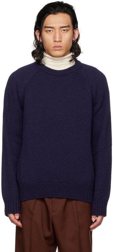 Photo: Jil Sander Navy Crewneck Sweater