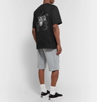 Y-3 - Embroidered Printed Cotton-Jersey T-Shirt - Men - Black