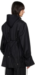 Parnell Mooney SSENSE Exclusive Black Tailored Blazer