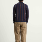 Percival Men's Citation Knitted Football Shirt in Navy