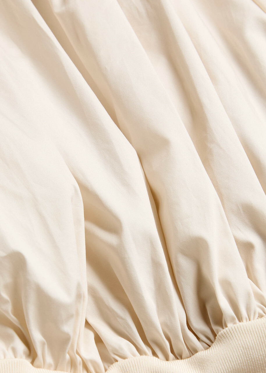 Esse Studios Gathered Cotton top Cream