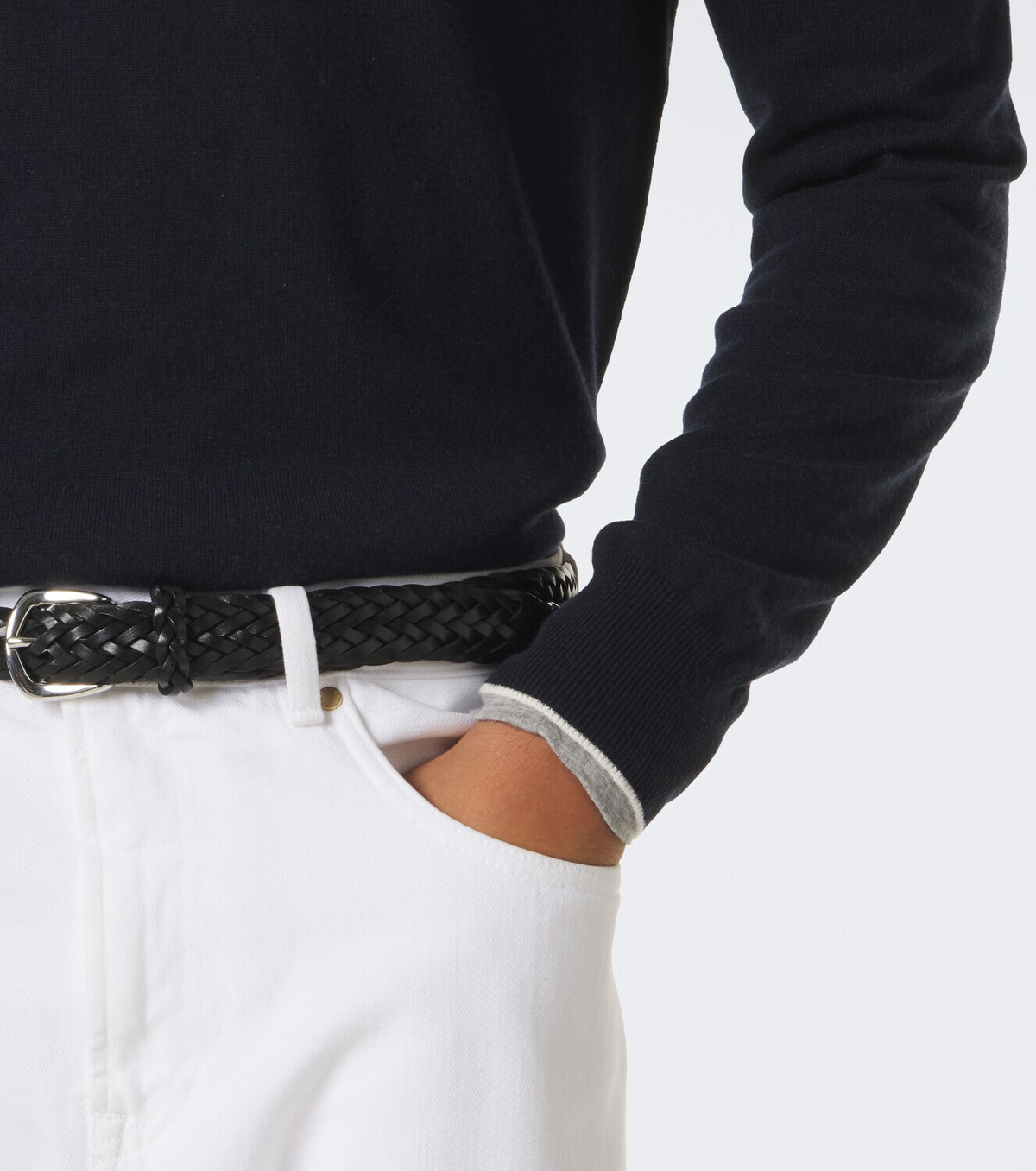 Arch4 Mr Swansea cashmere polo sweater