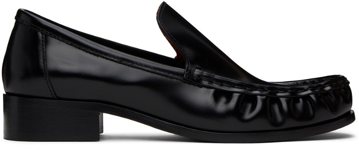 Photo: Acne Studios Black Stamped Loafers
