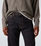 Thom Sweeney Mid-rise straight jeans