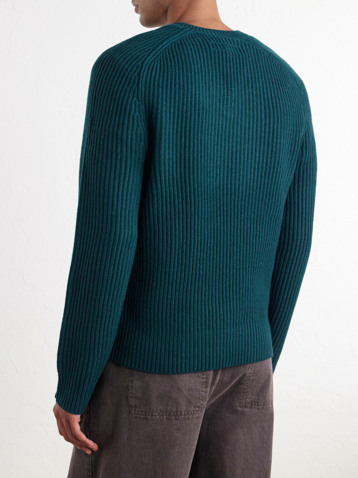 Rag & Bone - Ribbed Wool and Cashmere-Blend Sweater - Green