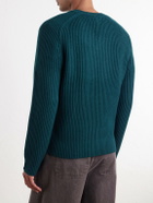 Rag & Bone - Ribbed Wool and Cashmere-Blend Sweater - Green