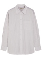 B Sides Ramona Printed Cotton-poplin Shirt Light Purple