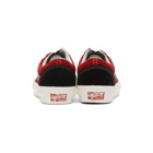 Vans Red and Black OG Old Skool LX Sneakers