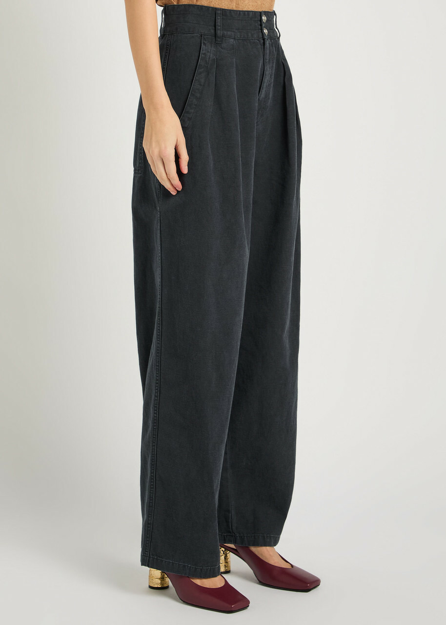 Isabel Marant étoile Nadine Wide-leg Trousers Black