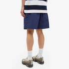 Nike Men's Solo Swoosh Woven Short in Midnight Navy/White