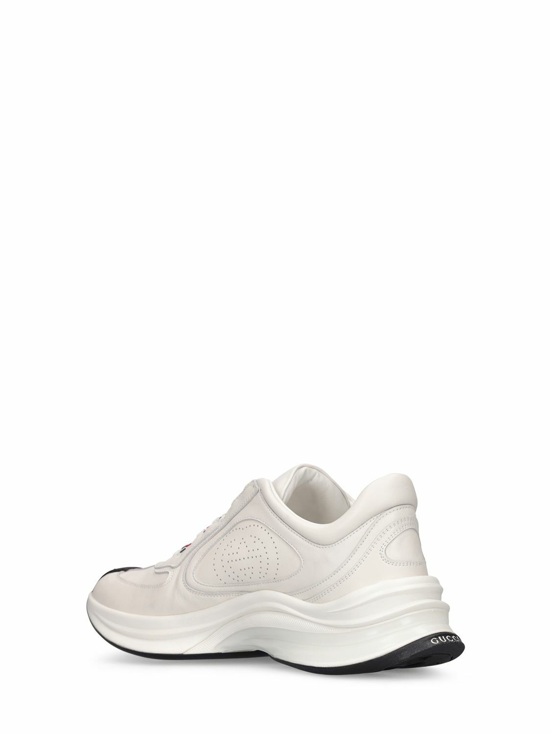【関税送料込】GUCCI GUCCI RUN スニーカー 50MM GUCCI - 50mm Gucci Run Leather Sneakers Gucci