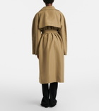The Row Amapola silk trench coat