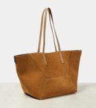Brunello Cucinelli Large suede tote bag