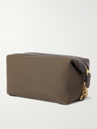 Mismo - Leather-Trimmed Canvas Wash Bag