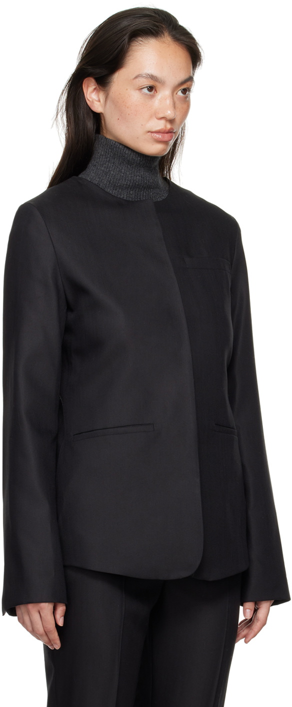 Loulou Studio Black Lavena Blazer