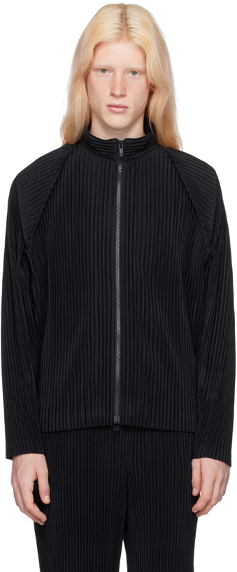 Photo: HOMME PLISSÉ ISSEY MIYAKE Black Monthly Colors October Jacket
