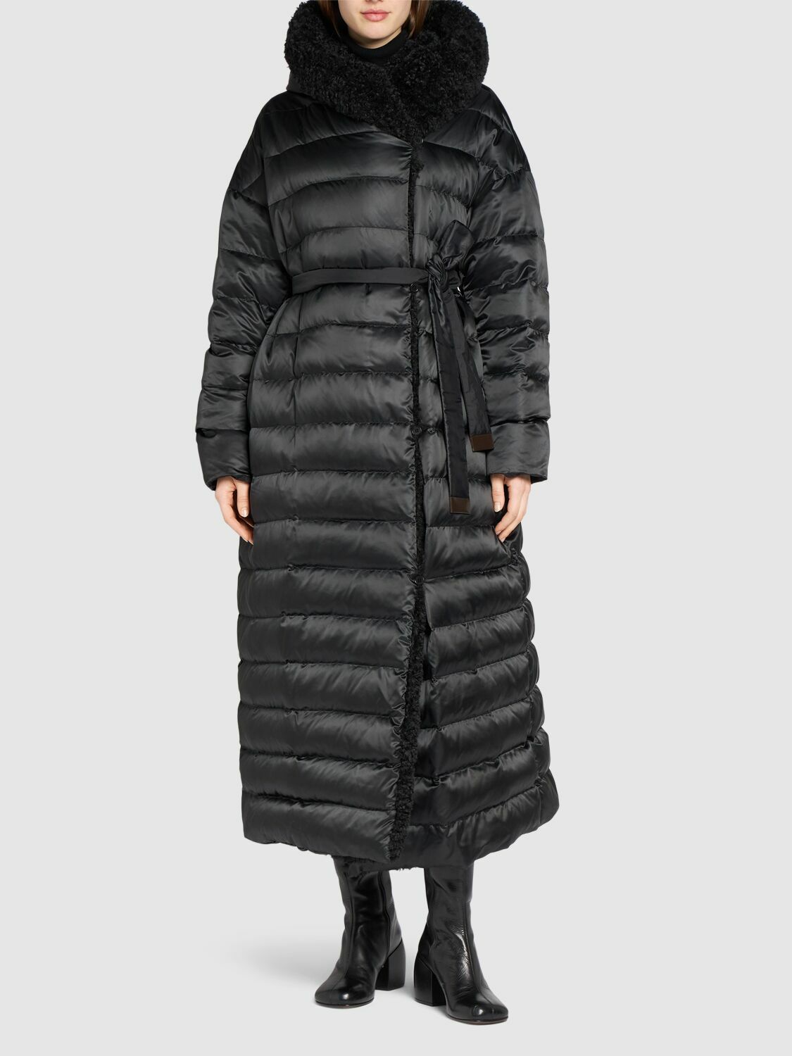 MAX MARA Novem Waterproof Down Long Jacket Max Mara