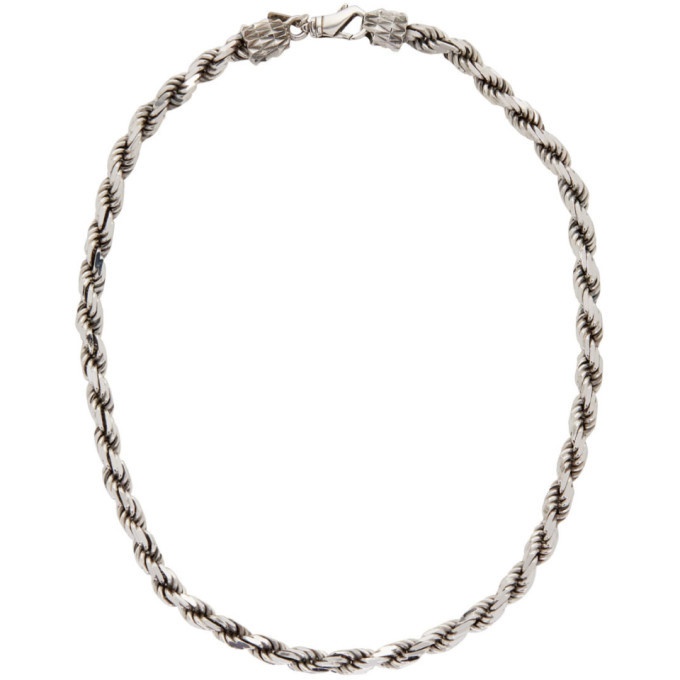 Photo: Emanuele Bicocchi Silver French Rope Necklace