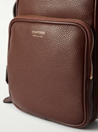 TOM FORD - Full-Grain Leather Messenger Bag