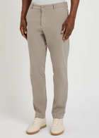 Boss Kane Tapered-leg Stretch-cotton Chino Trousers Beige