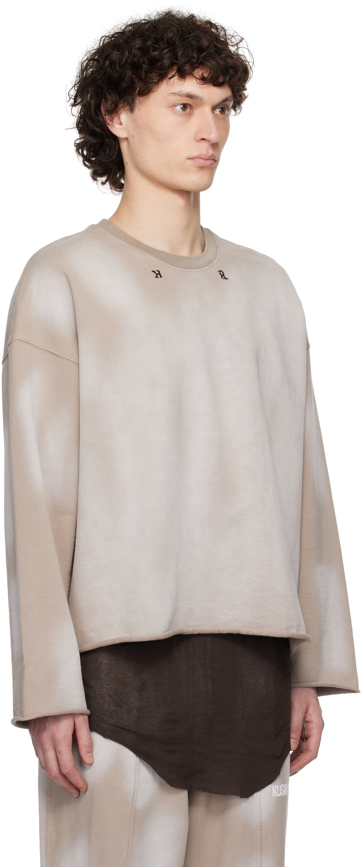 KUSIKOHC Gray Faded Sweatshirt