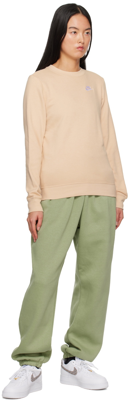 mens beige nike sweatshirt